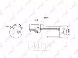 Фильтр топливный NISSAN Teana(J32) 2.5-3.5 08-11 LYNXauto LF-976M
