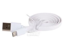 Кабель Alca microUSB / 510620 (1м, белый)