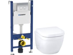 Унитаз подвесной с инсталляцией GROHE Euro Ceramic 39206000 + 39331001 + 458.124.21.1