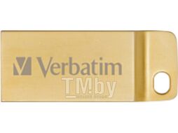 Usb flash накопитель Verbatim Metal Executive 64GB / 99106 (золото)