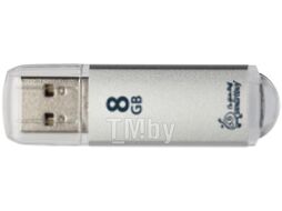 Usb flash накопитель SmartBuy V-Cut Silver 8GB (SB8GBVC-S)