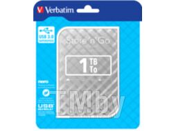 Внешний жесткий диск Verbatim Store n Go 1TB / 53197 (серебристый)