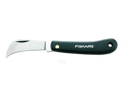 Нож садовый FISKARS изогнутый для прививок (125880)