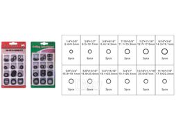 Кольца уплотнительные резиновые маслобензостойкие, 50пр. Forsage F-786