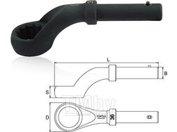 Ключ ударный накидной (угол 45гр) 36мм TOPTUL (AAAV3636)