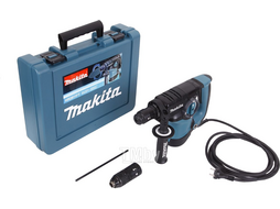 Перфоратор MAKITA HR 2811 FT в чем. (800 Вт, 2.8 Дж, 3 реж., патрон SDS-plus, быстросъемн., БЗП в комплекте, подсветка, вес 3.3 кг)