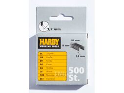 Скобы 10*8*1,2мм 500шт. HARDY 2241-650008