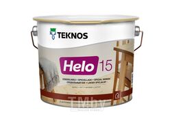 Лак для дерева Teknos HELO 15 Matt матовый, 0,45 л