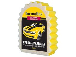 Большая губка для мойки с сеткой для удаления налета и насекомых DOCTOR WAX Мечта лентяя DW8639