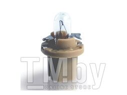 Лампа Philips 1.5W 12V B8.5D бежевый цоколь 12637CP