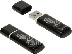 USB-флэш накопитель Smart Buy Glossy 32GB, USB 2.0, Black SB32GBGS-K