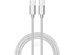 Кабель Atom USB Type-C 3.1 - USB Type-C 3.1 (1м, серебристый)