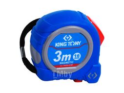 Рулетка измерительная KING TONY 3 м, магнитный крюк 79094-03M