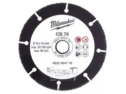 Алмазный диск по дереву MILWAUKEE CB 76 4932464716