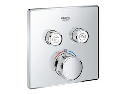 Смеситель скрытого монтажа Grohe Grohtherm SmartControl на 2 выхода с термостатом (29124000)