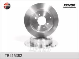 Диск тормозной Peugeot 406 (Break, Coupe) 95-04 290.5x10x4, Задний FENOX TB215382