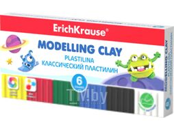 Пластилин Erich Krause Monsters со стеком / 50551 (6цв)