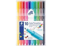 Набор лайнеров Staedtler Триплюс 338 SB10 (10шт)