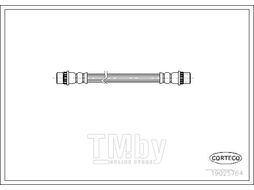 Шланг тормозной CITROEN: BERLINGO 1.1 i/1.4 bivalent/1.4 i/1.4 i bivalent/1.6 16V/1.6 HDI 110/1.6 HDI 75/1.6 HDI 90/1.8 D/1.8 i/1.8 i 4WD/1.9 D/1.9 D/1.9 D 4WD/2.0 H