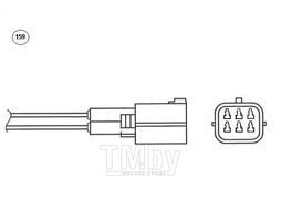 Лямбда-зонд LZA07-MD17 Mazda 6 1.8-2.0 MZR 07- NGK 93269