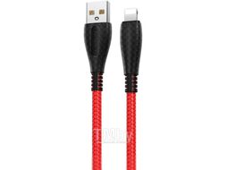 Кабель Borofone BX38 USB Lightning (красный)