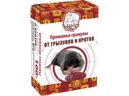 Приманка для уничтожения кротов (гранулы), 100 г, HELP (в коробке)