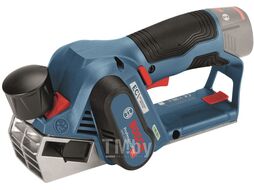 Аккум. рубанок BOSCH GHO 12V-20 в кор. (12.0 В, БЕЗ АККУМУЛЯТОРА, 14.500 об/мин, ширина: 56 мм, макс.глубина: 2 мм, 1,5 кг.)