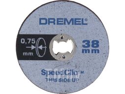 Круг отрезной 38 мм по металлу DREMEL SPEED CLIC SC409 (5 шт)