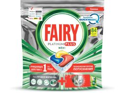 Капсулы для посудомоечных машин Fairy Platinum Plus All-in-1 лимон (84шт)