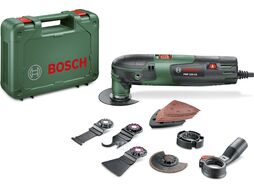 Многофункциональный инструмент (реноватор) BOSCH PMF 220 CE Set в чем. + набор оснастки (220 Вт, 15000 - 21000 об мин)