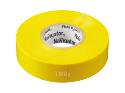 Изолента Navigator NIT-B15-20/Y, жёлтая