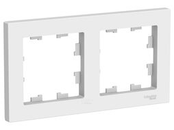 Рамка AtlasDesign 2-постовая, белый Schneider Electric ATN000102