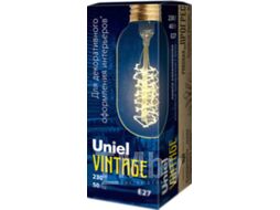 Лампа Uniel Vintage IL-V-L45A-40-GOLDEN-E27 CW01 / UL-00000486