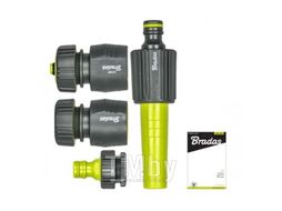 Набор поливочный 1/2 - 5/8 4пр. LIME LINE SOFT Bradas LE-S5500-12K