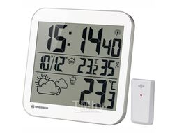 Настенные часы Bresser MyTime LCD / 75696 (белый)