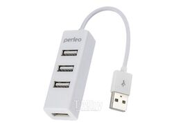 USB-хаб Perfeo 4 Port PF-HYD-6010H / PF_A4526 (белый)