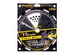 Нож c зубцами из твердого сплава Ninja 40/255/25,4 (SRM-330ES/SRM-350ES,4605) CHAMPION C5182