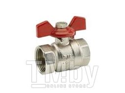 Кран латунь шаровой Varmega VM00402 3/4" В/В Ду20 бабочка