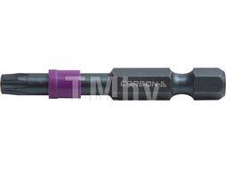 Насадка TORX/STAR T30х50мм 1/4" с короткой торсионной зоной, G5 CARBON (упак/10шт) CA-126840