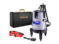 Уровень лазерный самовыравнивающийся в кейсе DEKO LL57 PRO SET 2 PREMIUM