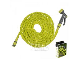 Шланг поливочный растягивающийся 5-15м + пистолет TRICK HOSE (lime) Bradas WTH515GR