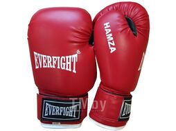 Перчатки боксерские EVERFIGHT HAMZA EBG-538 (10oz, красный)