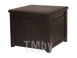 Столик-сундук Cube Wood 208L, коричневый KETER 237777