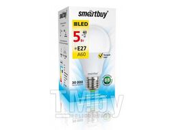 Светодиодная (LED) Лампа A60-09W/3000/E27 Smartbuy