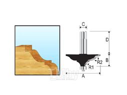 Фреза фигир. 63.5х19.84х12х38 MAKITA D-11813