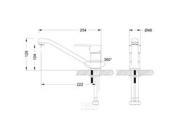 Смеситель для кухни (Lt) D35 LM0304C Lemark