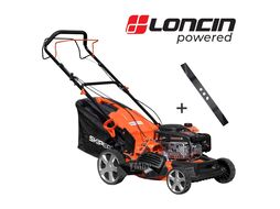 Газонокосилка бензиновая SKIPER GW461S (46 см, самох, Loncin 4лс, мульч, стал.дека, тр-сб.60 л,+НОЖ)