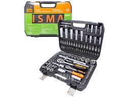 Набор инструментов 108пр.1/4''1/2''(6гр.)(4-32мм) ISMA ISMA-41082-5