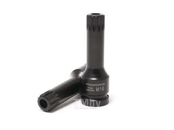 Головка-бита SPLINE глубокая ударная1/2", M5 с отверстием Rock FORCE RF-24807805T