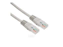 Патч-корд U/UTP, категория 5e, RJ45-RJ45, неэкранированный, LSZH серый, 5 м REXANT 18-8007